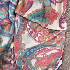 Lauren Ralph Lauren Sheath Dress Womens 10 Multi-Color Paisley Boho Bodycon Bold