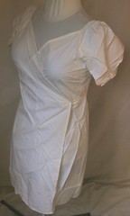 White Bardot Wrap Dress Size L