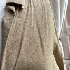 Masscob gold lichen raw silk Dress Size Medium NWOT