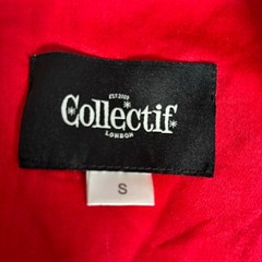 Collectif x ModCloth Candice London Border Print Fit and Flare Retro Dress Small