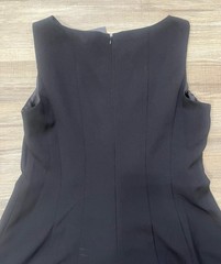Black Label by Evan-Picone Women&rsquo;s Sleeveless Fit + Flare Dress, Size 14 Black