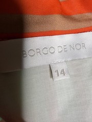 Borgo de Nor Multicolour Patchwork Halter Midi Dress UK 14 2