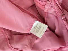 Pink Lily Pink Plaid Chiffon V-Neck Fit & Flare Mini Skort Size S