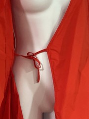GANNI Red Wrap Dress Size 6 ( EU 38)