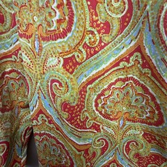 J. Mclaughlin Panama Faux Wrap Dress Size Medium Paisley Catalina Cloth Work
