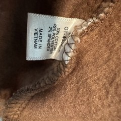 Zenana Oversized Sweatshirt Tunic Dress Small Brown Cotton Blend Pockets