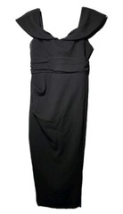 NWT Billy J Holly Midi Womens Size 12 Black Classic Silhouette
