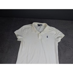 Polo Ralph Lauren White The Mesh Mini Polo Dress Short Sleeve Pony Logo Large