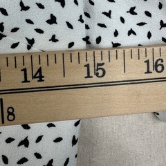 Banana Republic Dotted Scoop Neck Short Sleeve Dress size 0 White/Black