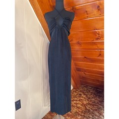 Runaway The Label Jodi Midi Cutout Black Dress sz L
