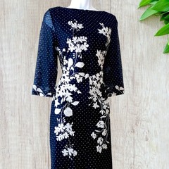 PHASE EIGHT Daisy Navy White Polka Floral Lace Dress UK 14 BNWT RRP £99 Wedding