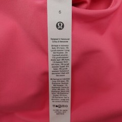 New Lululemon Size 6 Align Short Sleeve Dress SAKP Sakura Pink 3&Prime; Liner Nulu