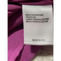 Keepsake The Label Open Back Mini Dress Womens Small Fushia Party Criss Cross