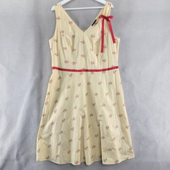 Torrid Womens Dress Vtg Retro Cherry Print Rockabilly Pinup Fit & Flare Size 20