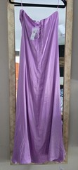 Abercrombie & Fitch satin strapless maxi dress