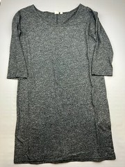Gap Women&rsquo;s Size XS Gray Shift T-Shirt Dress 3/4 Sleeve Casual Dress