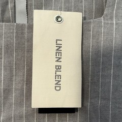 NEW PREMISE Sheath Dress Sz12 Gray Pinstripe Linen Blend Stretch Career Office