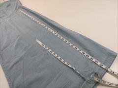MNG Denim Long Dress Light Wash Adjustable Straps Size Small