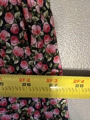 Ann Mashburn Floral/roses Maxi Shirt Dress Large Pockets Button Silk Blend