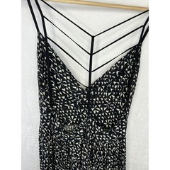 Silence + Noise Urban Outfitters Backless Cut Maxi Dress Black Long Sexy Small