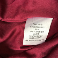 DANIEL RAINN Berry Textured Adjustable Drawstring Dress Womens sz Small/Medium