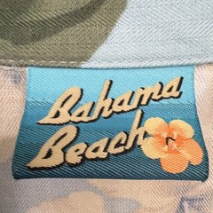 Bahama Beach Floral Sundress Sleeveless Knee Length Blue Yellow 10