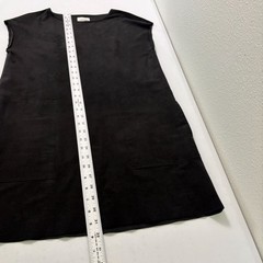 Aritzia Wilfred Free Nori Mini Dress Size XXS Black Faux Suede Boxy Pockets