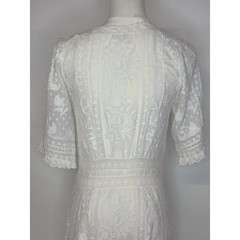 LoveShackFancy Minka Heritage Maxi Dress in True White – Size 6