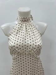 Ladies Ex New Look Halter-neck Polka Dot Midi Dress Size 8 10 12 14 16 18