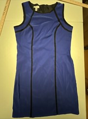 Kim Rogers Dress Women&rsquo;s Size 14 Sleeveless Sheath Royal Blue Knee Length