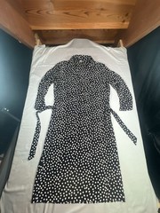 Tommy Hilfiger Black and White Geometric Print Shirt Dress Size 4