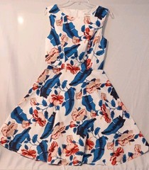 Bbonlinedress Women&rsquo;s 1950s Retro Vintage Cocktail Party Swing Dress Size Medium