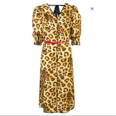 MARC JACOBS Leopard Print Midi Dress**US 2 $1495