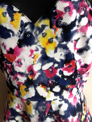 Material Girl Mesh Back Bodycon Midi Skirt &Top Size Medium Multicolor NWT!