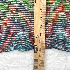 MISSONI Dress Chest 41 Wavy Cheveron Runway Multicolor Boho Hippie Italy Arsty