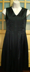 Kyra Black Sleeveless A-Line Pleated Dress Size XS Flattering Fit
