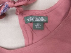 Wild Fable Size XS Womens Pink Sleeveless Back Tie Lightweight Shift Dress 453
