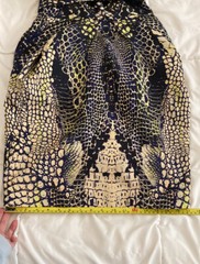 Sold Out Item! Alexander McQueen Crocodile Print Dress size XS/S (free shipping)