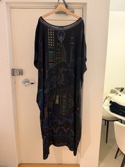 100% Authentic. Camilla *Nocturnal Neons* Round Neck Kaftan. One Size ARCHIVAL!
