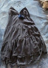 Women&rsquo;s Sleeveless Black Mini Tiered Dress Casual Shift 37in Length Layered