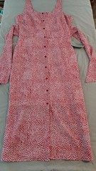 Chelsea28 Womens S Red/White Midi Slip Dress Square Neck Tie Back NWT