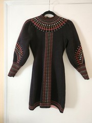 Sezane Sweater Dress La Maille Viscose Polyester Size XS Good
