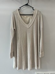 altar&rsquo;d state Ribbed/waffle Knit Long Sleeve Dress V-Neck Size Large New w/tags