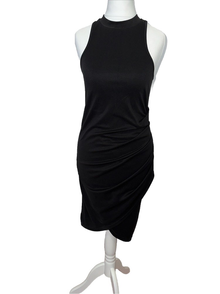 extro & vert / asos cocktail dress black EU 36 stretch