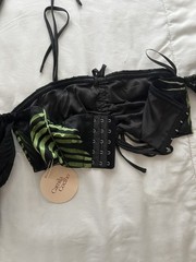 camila coelho esmeralda set XXS top and skirt