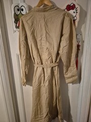 Selected Femme Nomad Beige Sybilla Florenta Midi Shirt Dress BNWT Size 42 / UK 1