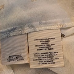Rachel Rachel Roy White Floral Gold Metallic Clip Dot Handkerchief Dress