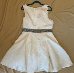 Her Universe Star Wars White Leia Fit & Flare Dress XL Sleeveless NEW With Tags