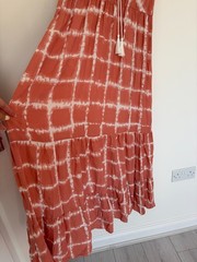 Women&rsquo;s Matalan Papaya Strappy 100% Viscose Summer Maxi Dress Size 16
