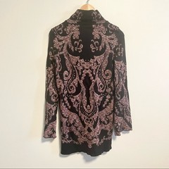 Free People Modern Love Mini Dress Tunic Mock Neck Sweater Dress